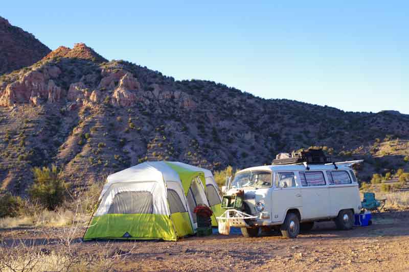Camping Clarkdale Arizona - Photo Credit Ellen Jo Roberts