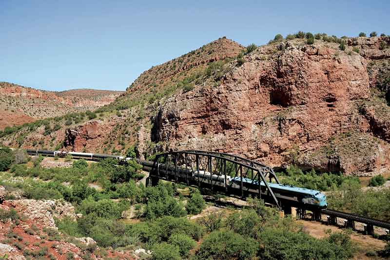 Verde Canyon Railroad through Bridge - Photo Credit Verde Canyon Railroad via flickr